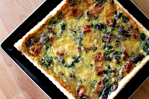 Spinach Bacon and Mushroom Quiche – A Cup of Sugar … A Pinch of Salt